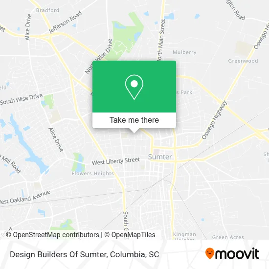 Design Builders Of Sumter map