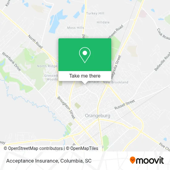 Acceptance Insurance map