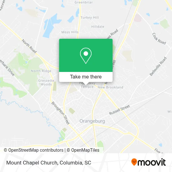 Mount Chapel Church map