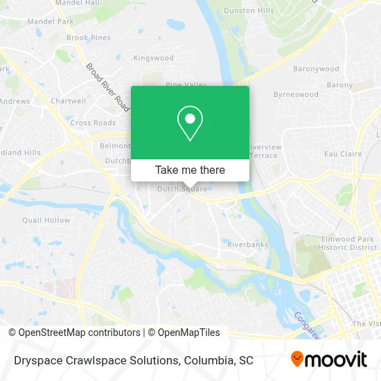 Dryspace Crawlspace Solutions map
