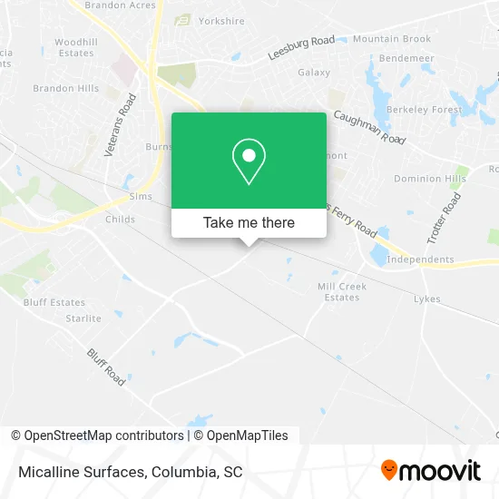 Micalline Surfaces map