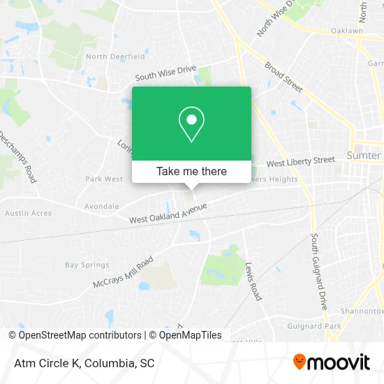 Atm Circle K map