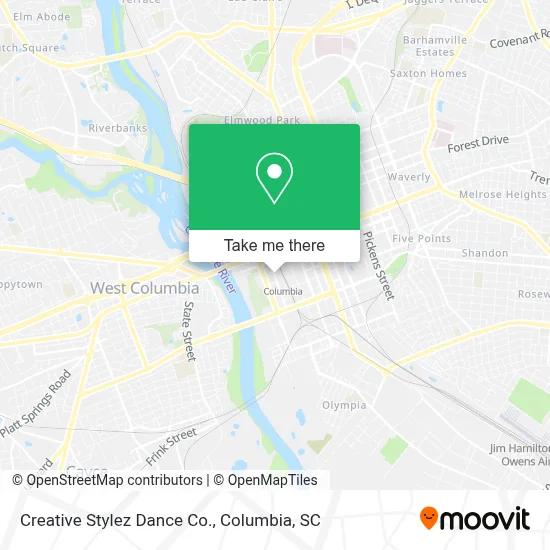 Creative Stylez Dance Co. map
