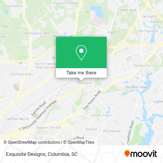 Exquisite Designs map
