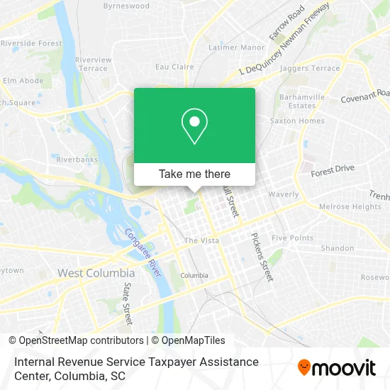 Internal Revenue Service Taxpayer Assistance Center map