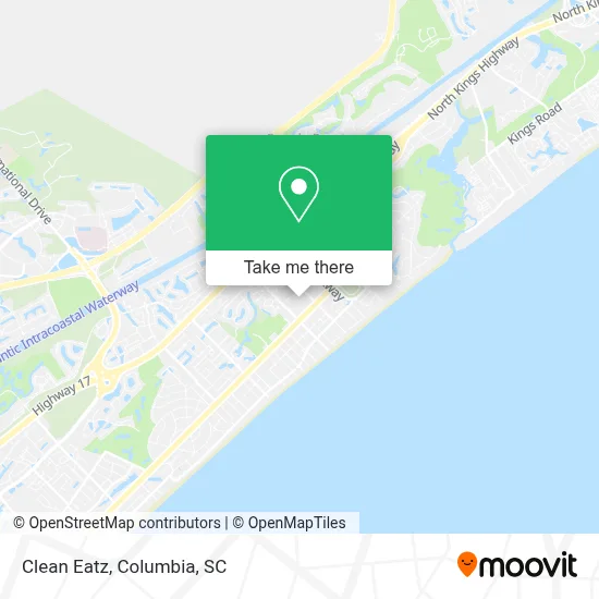 Clean Eatz map