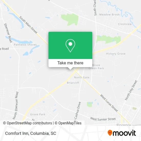 Comfort Inn map