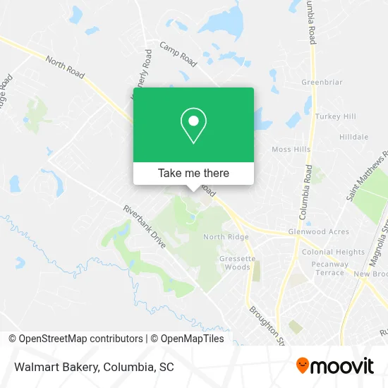 Walmart Bakery map