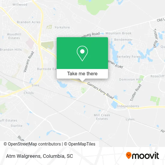 Atm Walgreens map