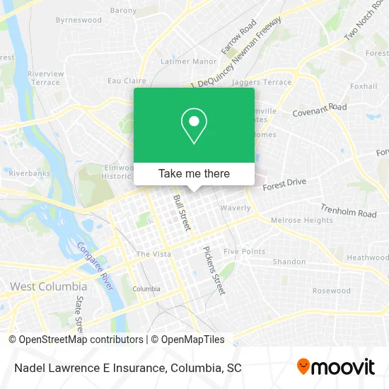 Nadel Lawrence E Insurance map