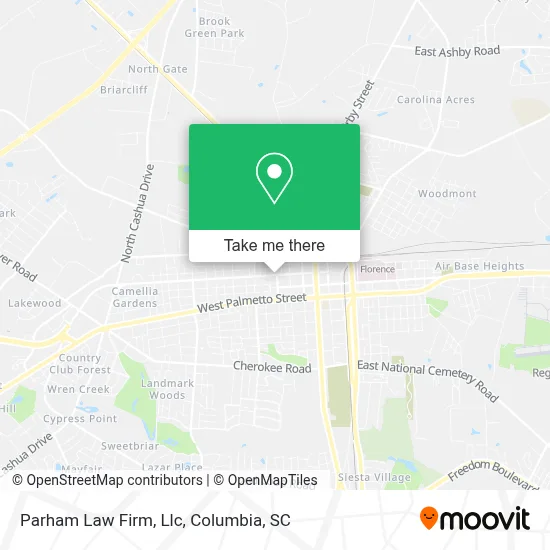 Parham Law Firm, Llc map