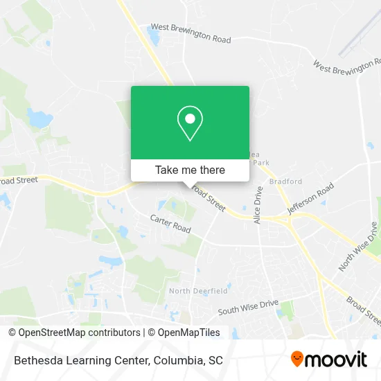 Bethesda Learning Center map