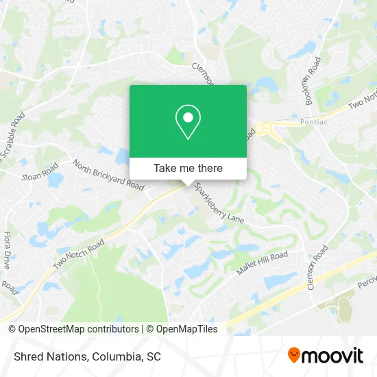 Shred Nations map