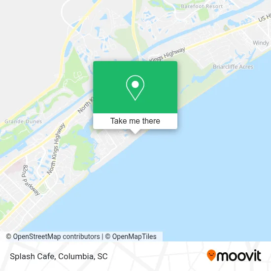 Splash Cafe map