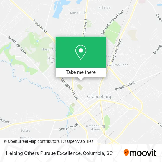 Helping Others Pursue Excellence map