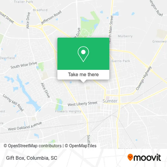 Gift Box map