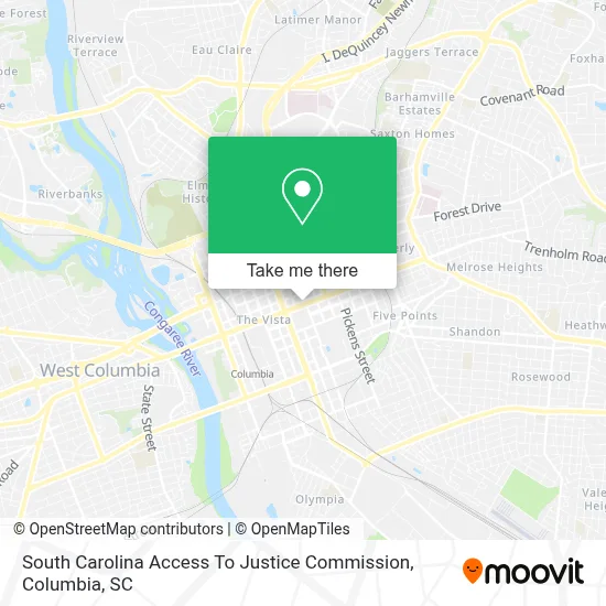 South Carolina Access To Justice Commission map