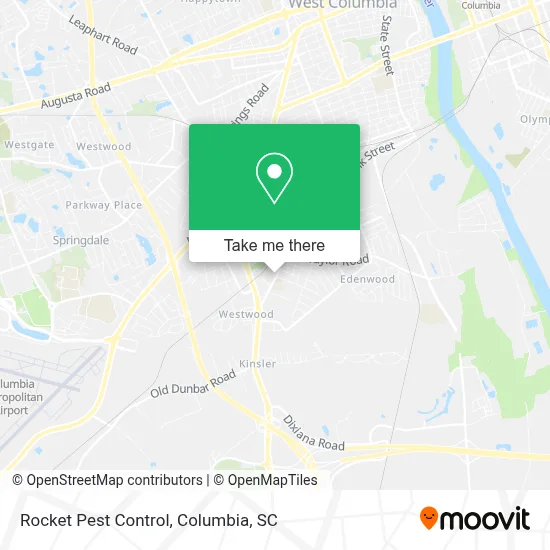 Rocket Pest Control map