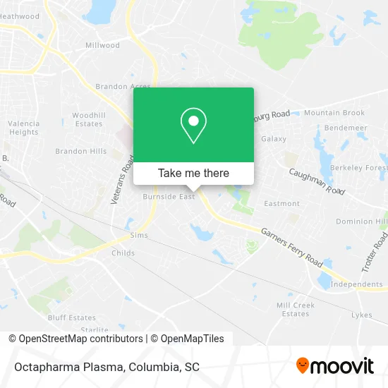Octapharma Plasma map