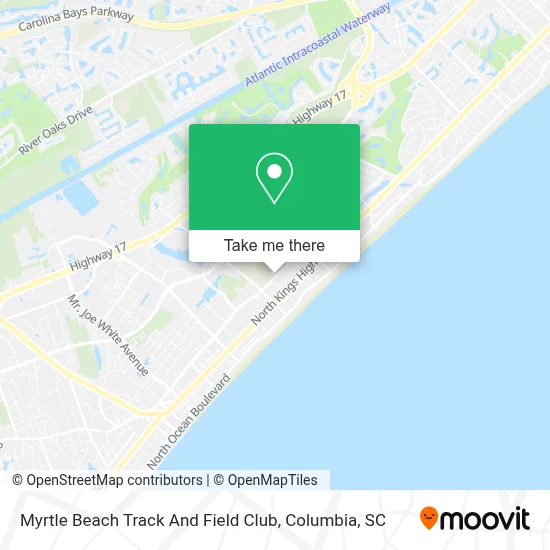 Myrtle Beach Track And Field Club map