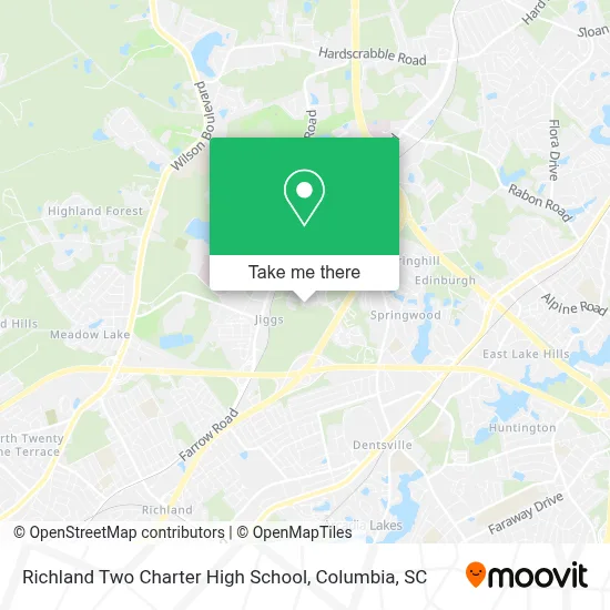Richland Two Charter High School map