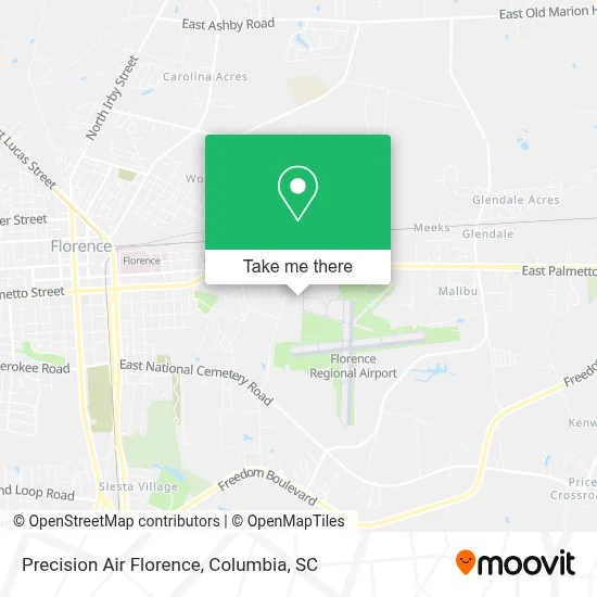 Precision Air Florence map