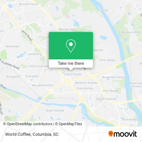 World Coffee map