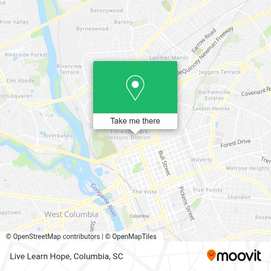 Live Learn Hope map