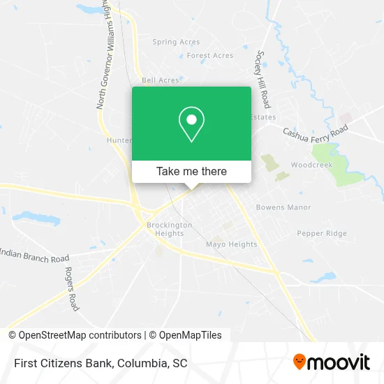 First Citizens Bank map