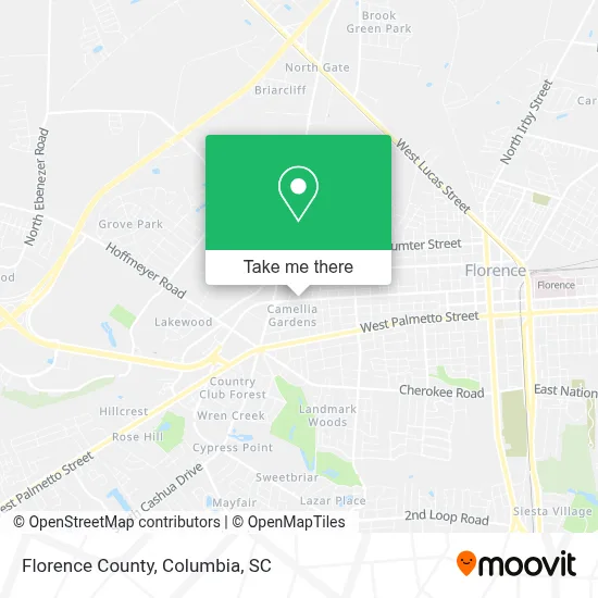 Florence County map