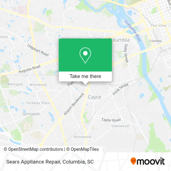 Sears Appliance Repair map
