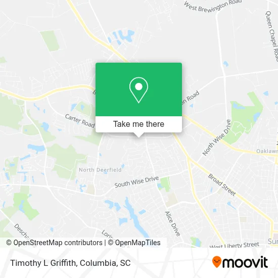 Timothy L Griffith map