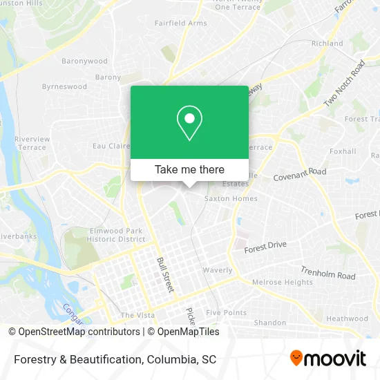 Forestry & Beautification map