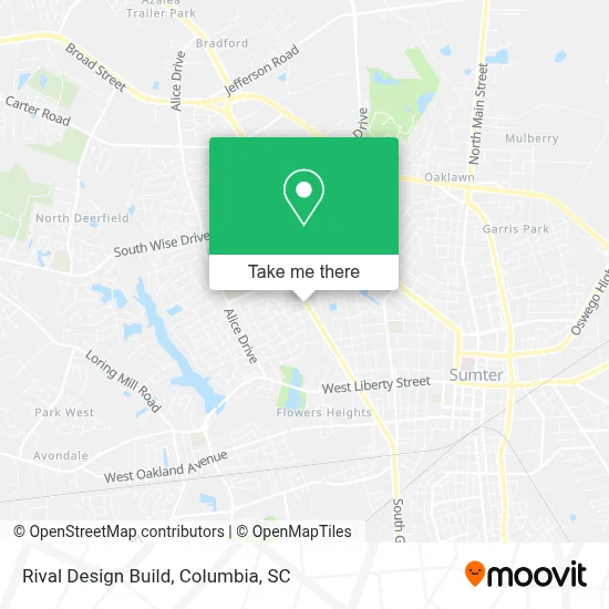Rival Design Build map