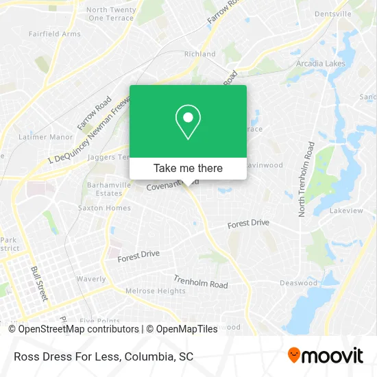 Ross Dress For Less map