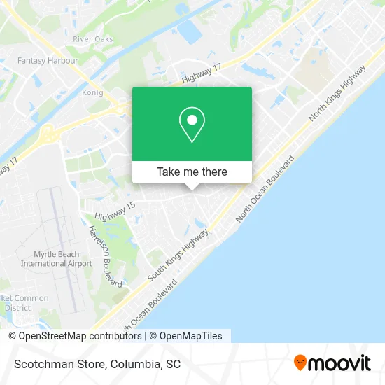 Scotchman Store map