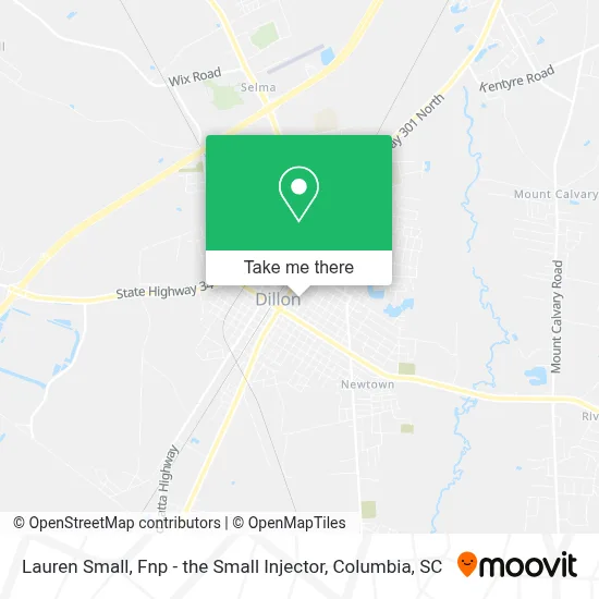Lauren Small, Fnp - the Small Injector map