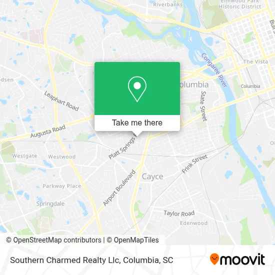 Southern Charmed Realty Llc map