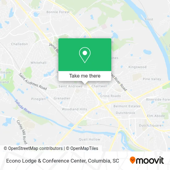 Econo Lodge & Conference Center map
