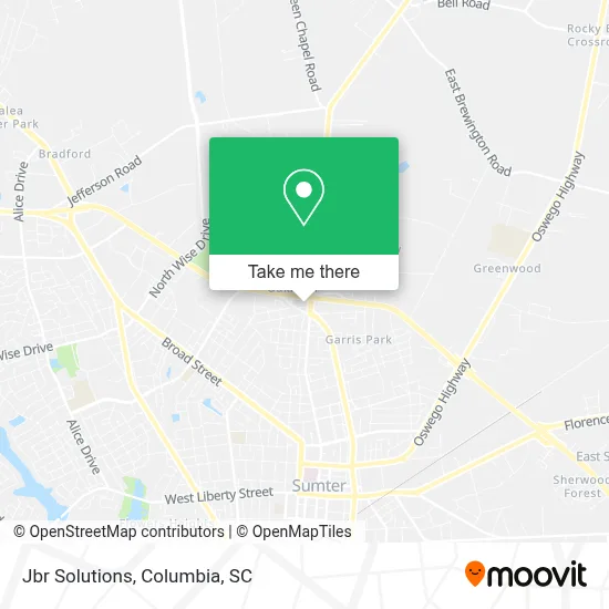 Jbr Solutions map