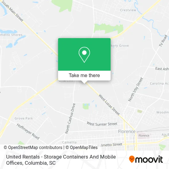 United Rentals - Storage Containers And Mobile Offices map