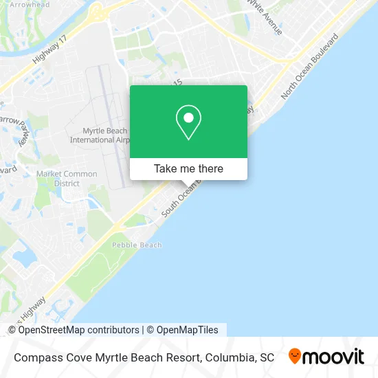 Compass Cove Myrtle Beach Resort map