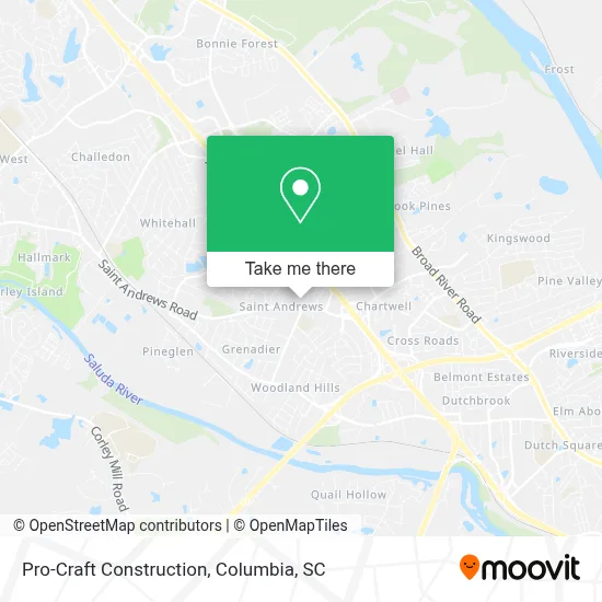 Pro-Craft Construction map