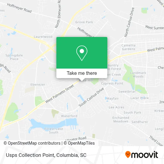 Usps Collection Point map