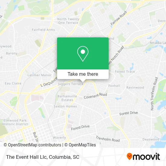The Event Hall Llc map