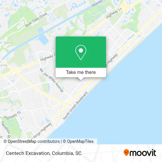 Centech Excavation map