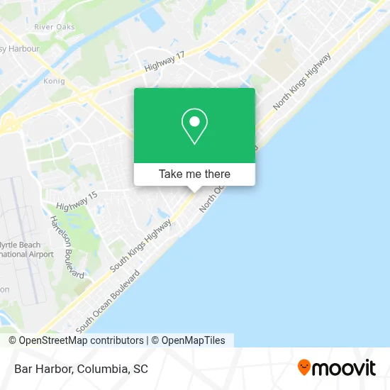 Bar Harbor map