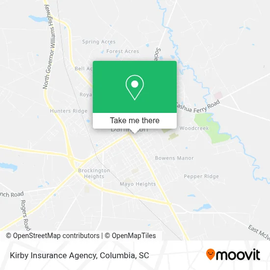 Kirby Insurance Agency map