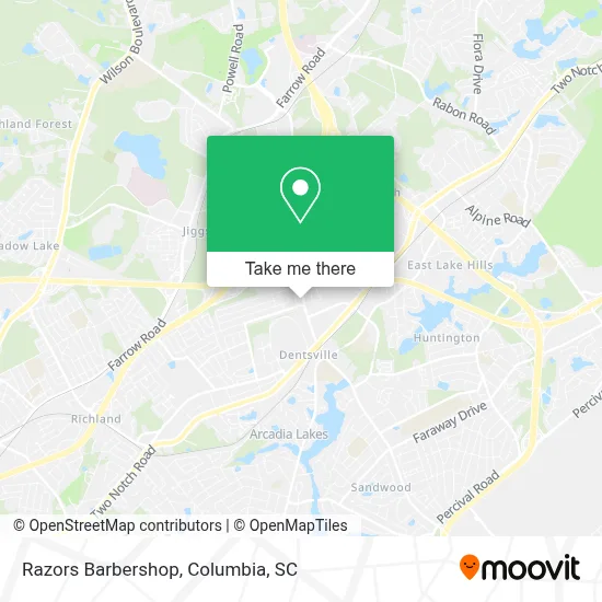 Razors Barbershop map