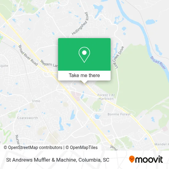 St Andrews Muffler & Machine map